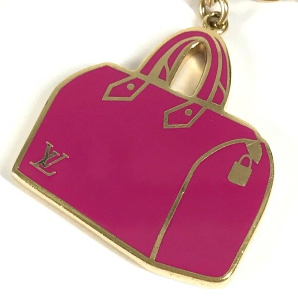 LOUIS VUITTON Chain Iconic Bag Charm Key Holder - Picture 13 of 13